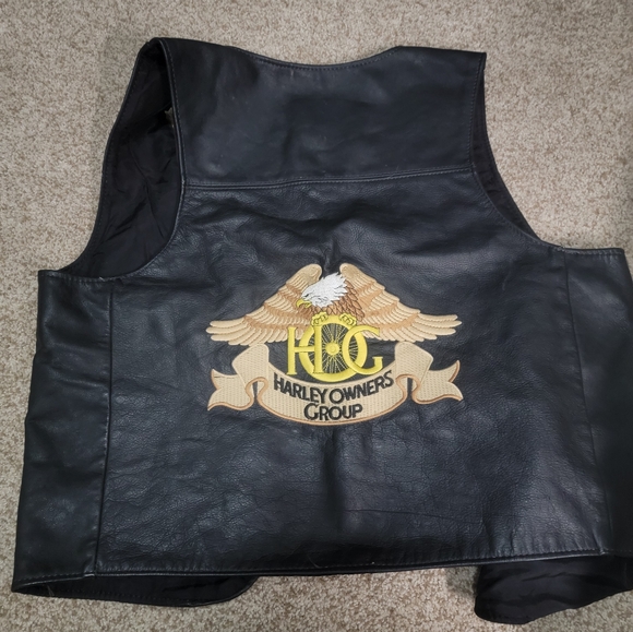 Leather Harley vest - Picture 3 of 3